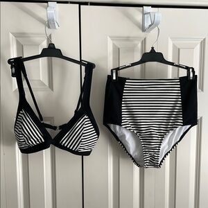 Athleta Black Bikini Top & Bottom